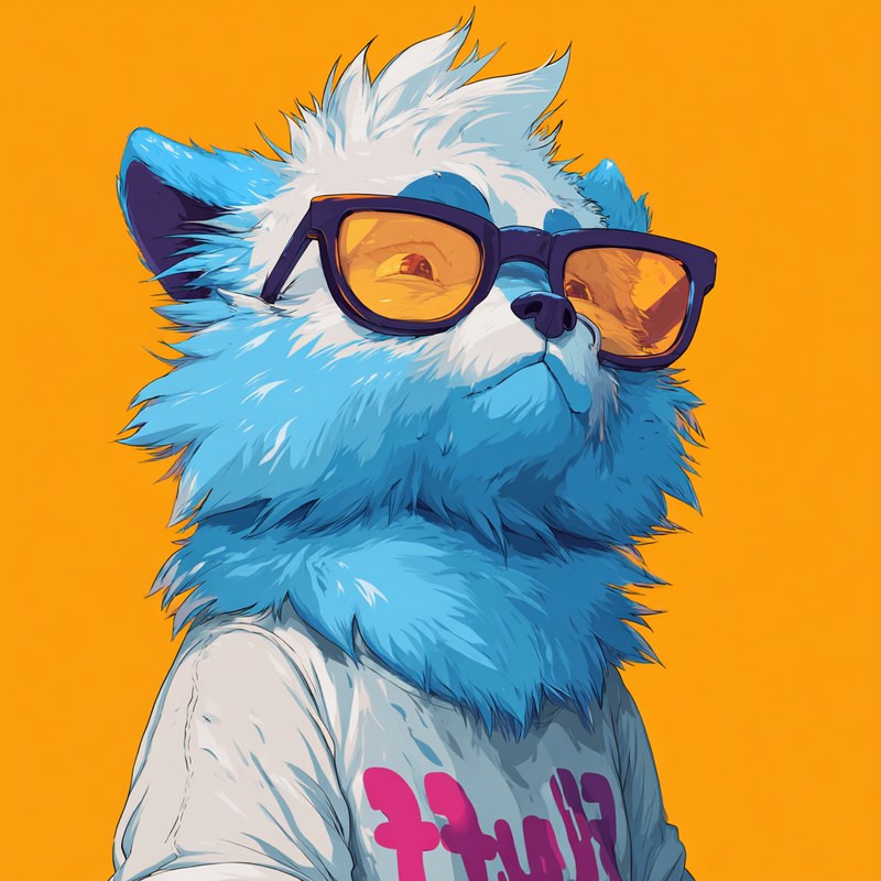 McFluff watching the record